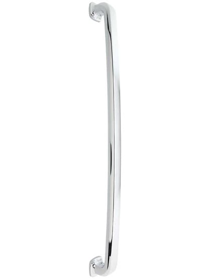 Belcastel Flat-Bottom Appliance Pull - 18 inch Center-to-Center in Polished Chrome.